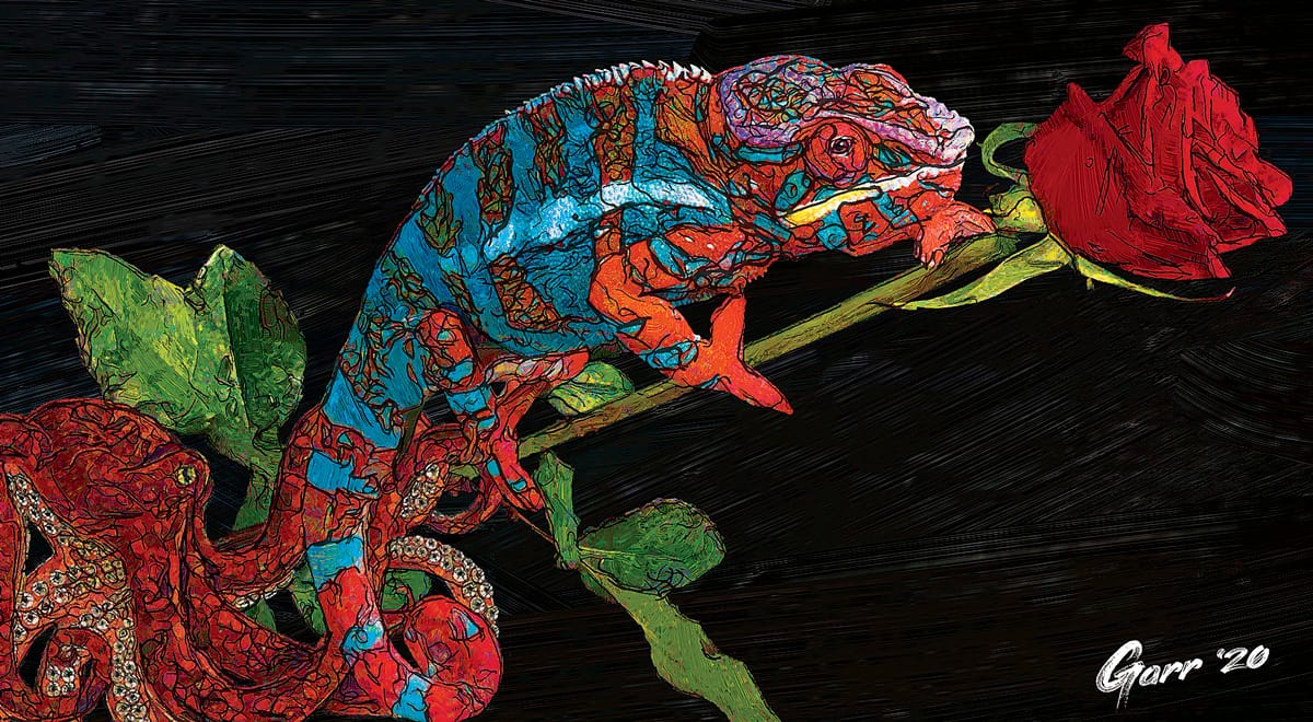 The CHameleon and the Rose The CHameleon and the Rose